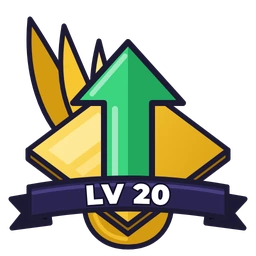 Level 20 badge