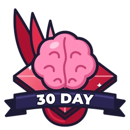 30-day streak badge
